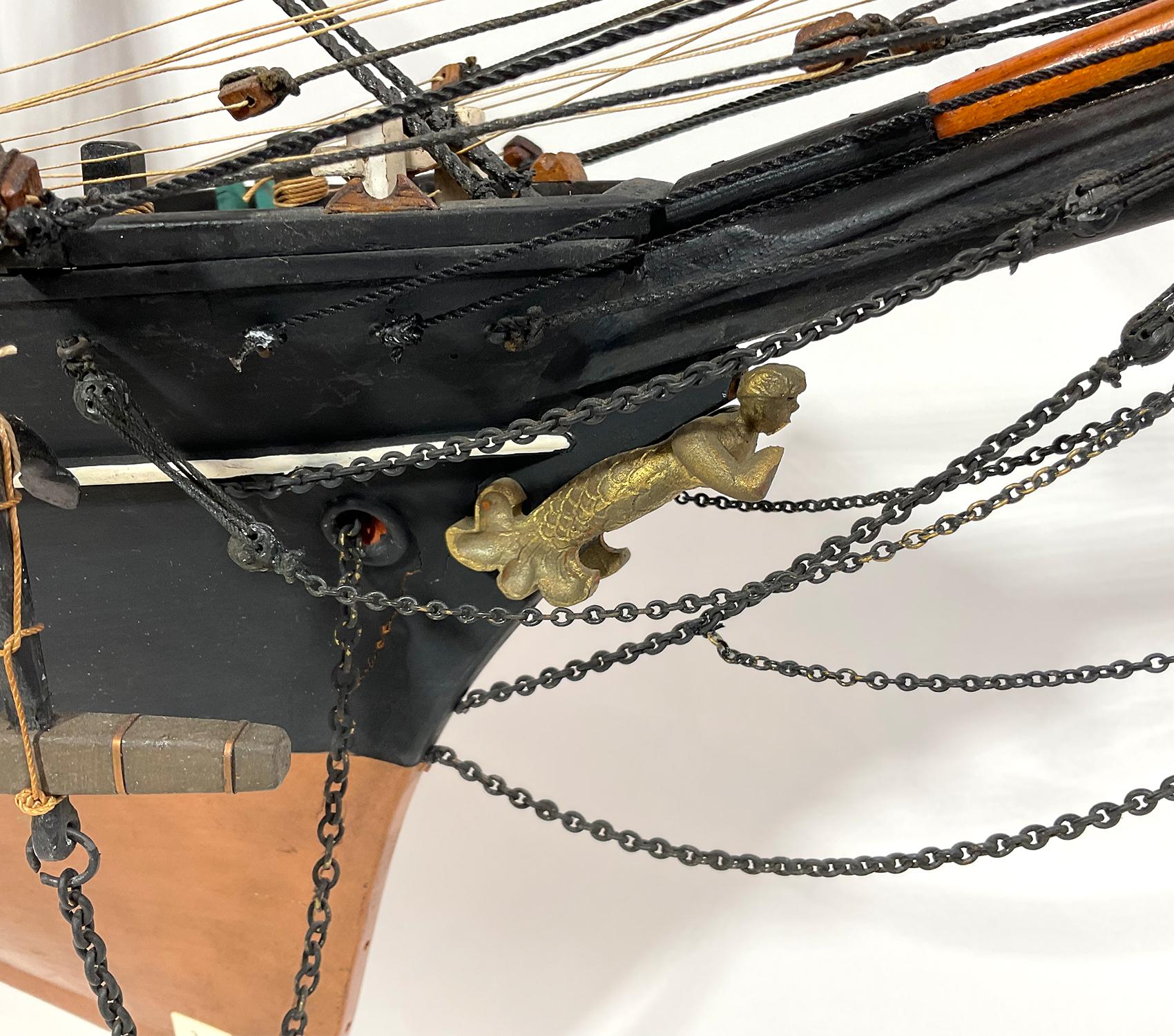 Antikes Schiffsmodell „Sovereign of the Seas“ im Zustand „Hervorragend“ im Angebot in Norwell, MA