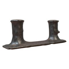 Antique morsure de marée de navire, marécage maritime, anglais, Capstan, géorgien, vers 1800