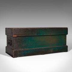 Antique Shipwright's Chest, English, Craftsman's Tool Trunk, Victorian, C.1900