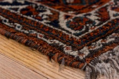 Antique Shiraz Mat in Red Micro Medallion