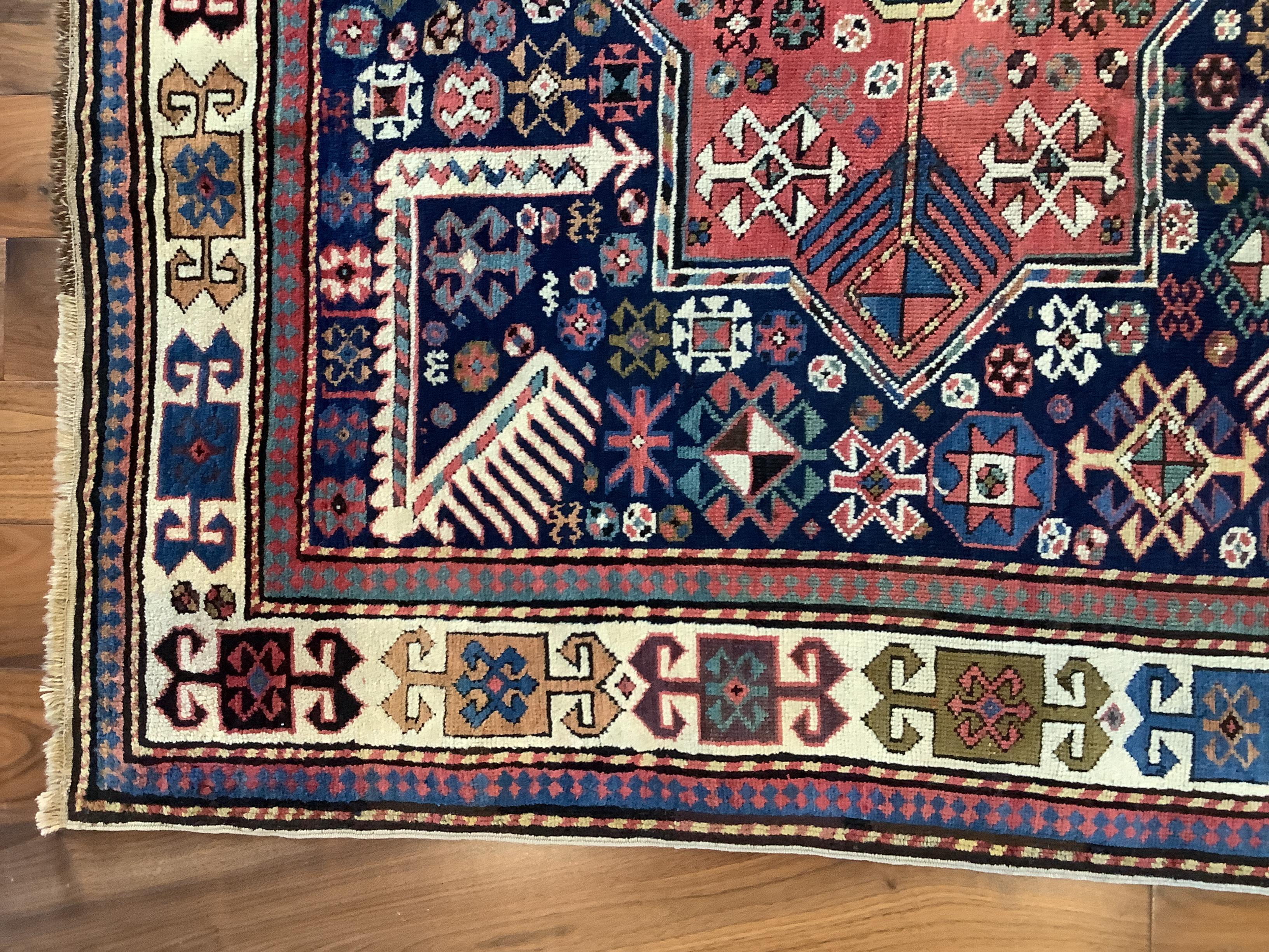 Kazak Antique Shirvan Akstafa Rug For Sale