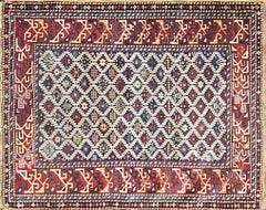 Antique Shirvan/Kuba Caucasian Rug, 3'3" x 4'2"