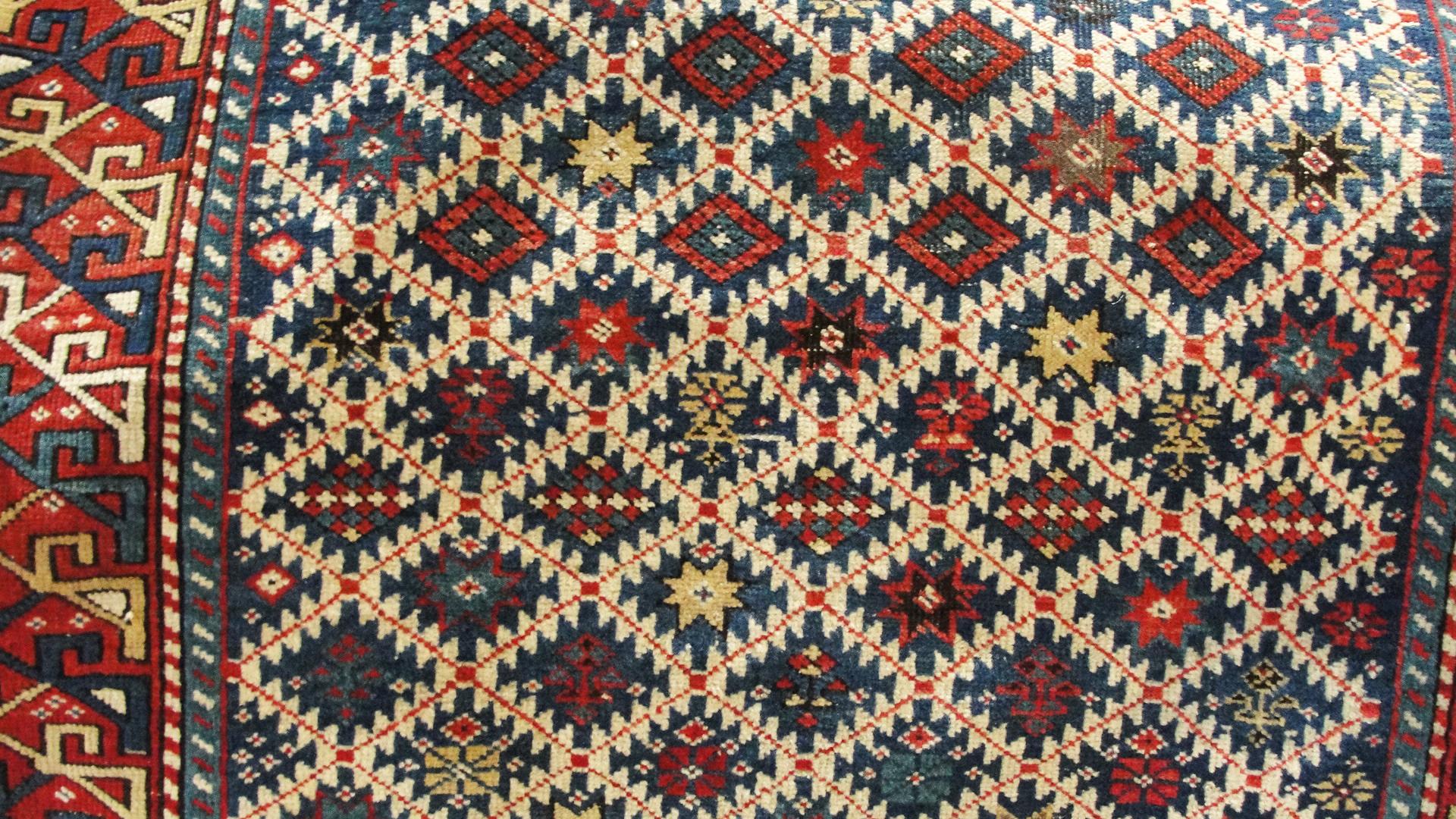 Antiker kaukasischer Shirvan-/Kuba-Teppich, 3