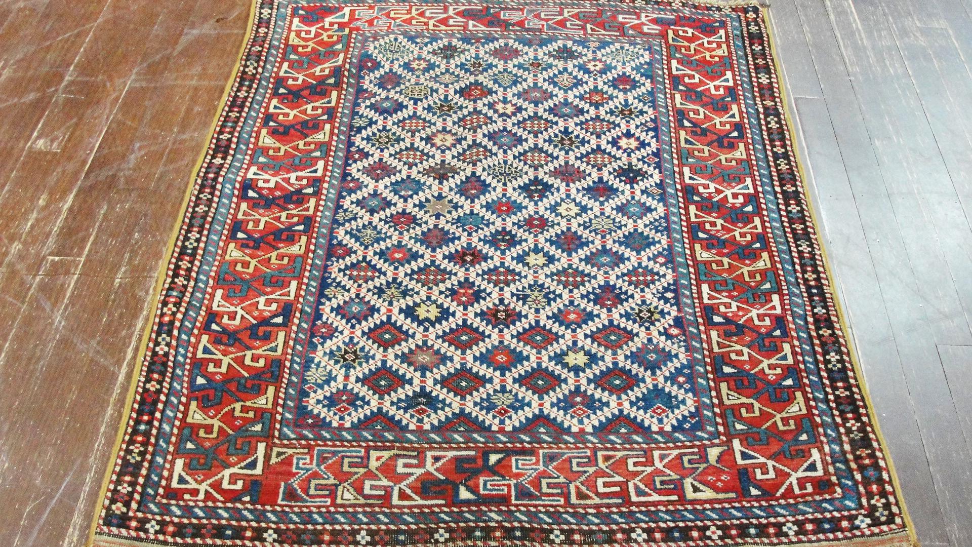Antiker kaukasischer Shirvan-/Kuba-Teppich, 3