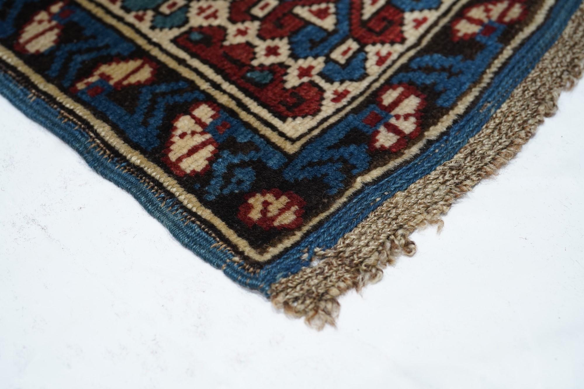 Antique Shirvan Caucasian Rug In Good Condition For Sale In New York, NY