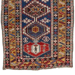 Antique Shirvan Karagashli Rug - Middle of 19th Century Shirvan Karagashli Rug
