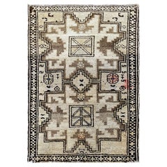 Antique Shirvan / Kazak Caucasian Rug, Star Rug, original wool's dye
