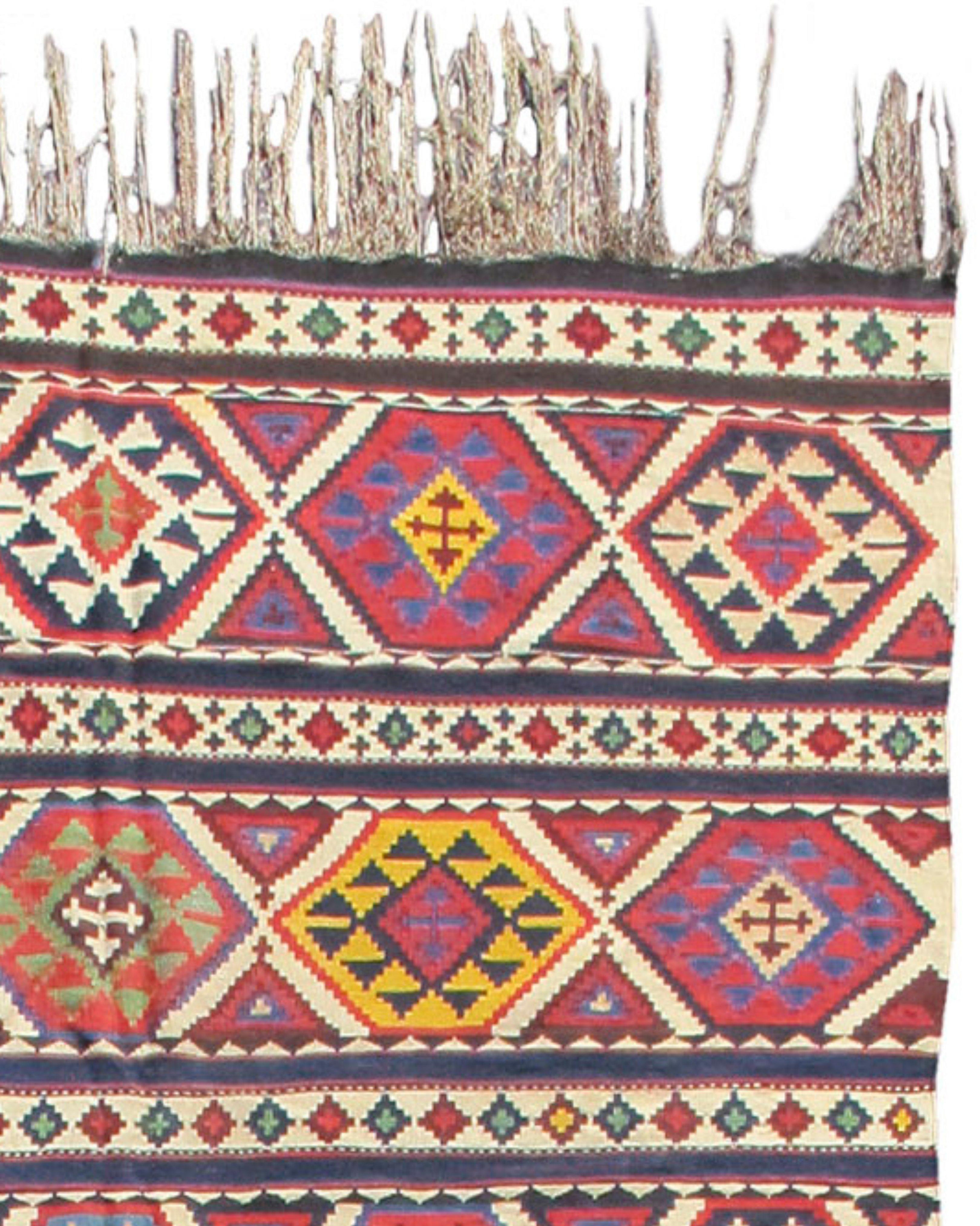 Antique Shirvan Kilim Rug, Late 19th Century

Additional Information:
Dimensions: 5'2