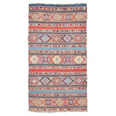 Antique Shirvan Kilim Rug, Late 19th Century