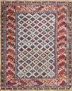 Antique Shirvan/Kuba Caucasian Rug, 3'3" x 4'2"