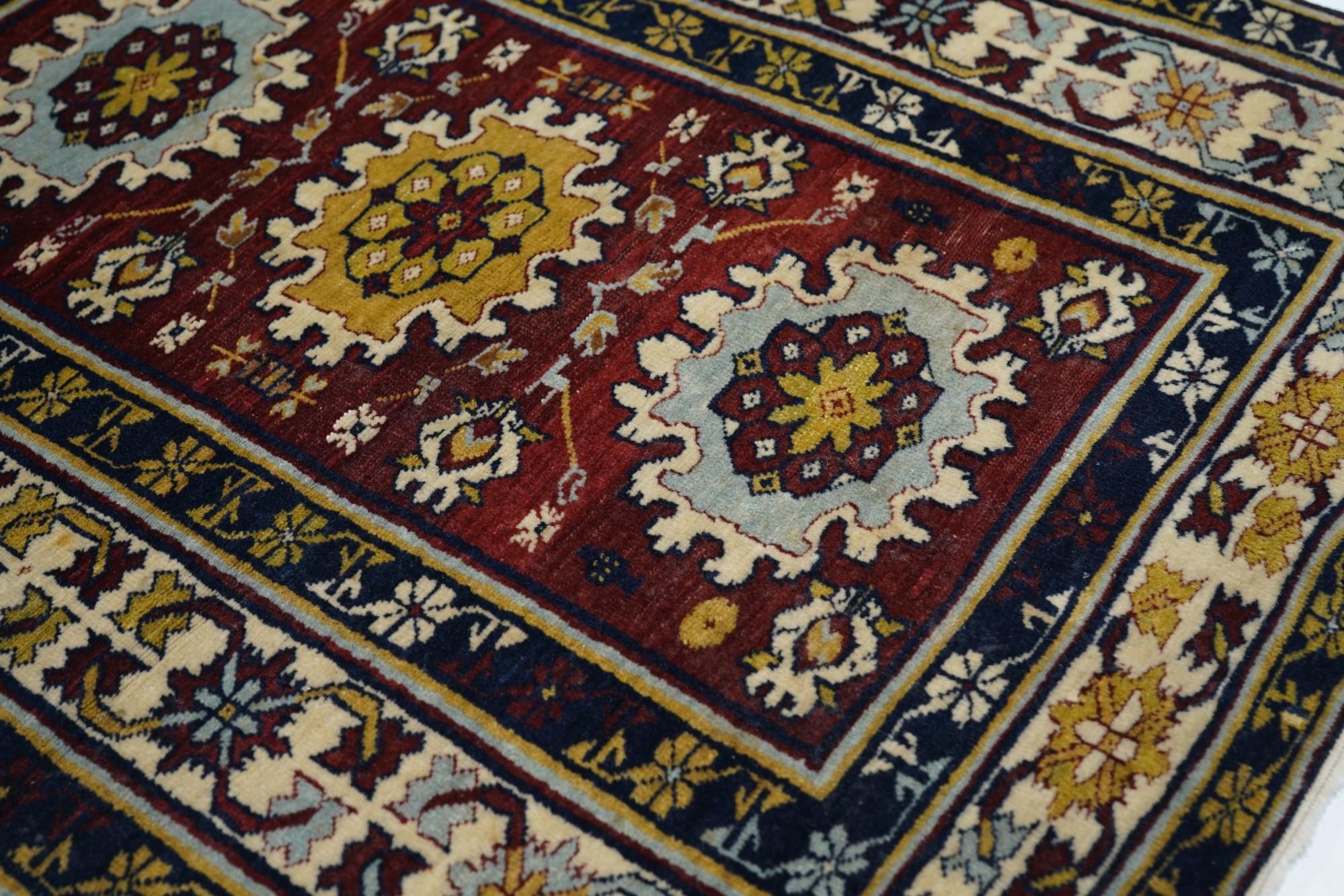 Early 20th Century Antique Shirvan Kuba Rug For Sale