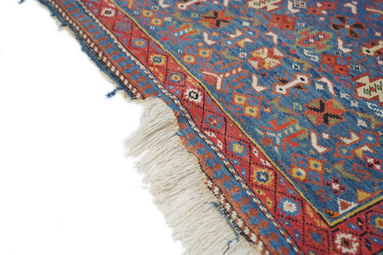 Caucasico Tappeto antico Shirvan-Kuba 3'6'' x 5'5'' in vendita