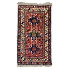 Antiker Shirvan Lezgi-Teppich - Shirvan Lezgi-Teppich aus der Mitte des 19. Jahrhunderts, antiker Teppich
