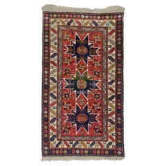 Antique Shirvan Lezgi Rug - Mid-19th Century Shirvan Lezgi Rug, Antique Rug
