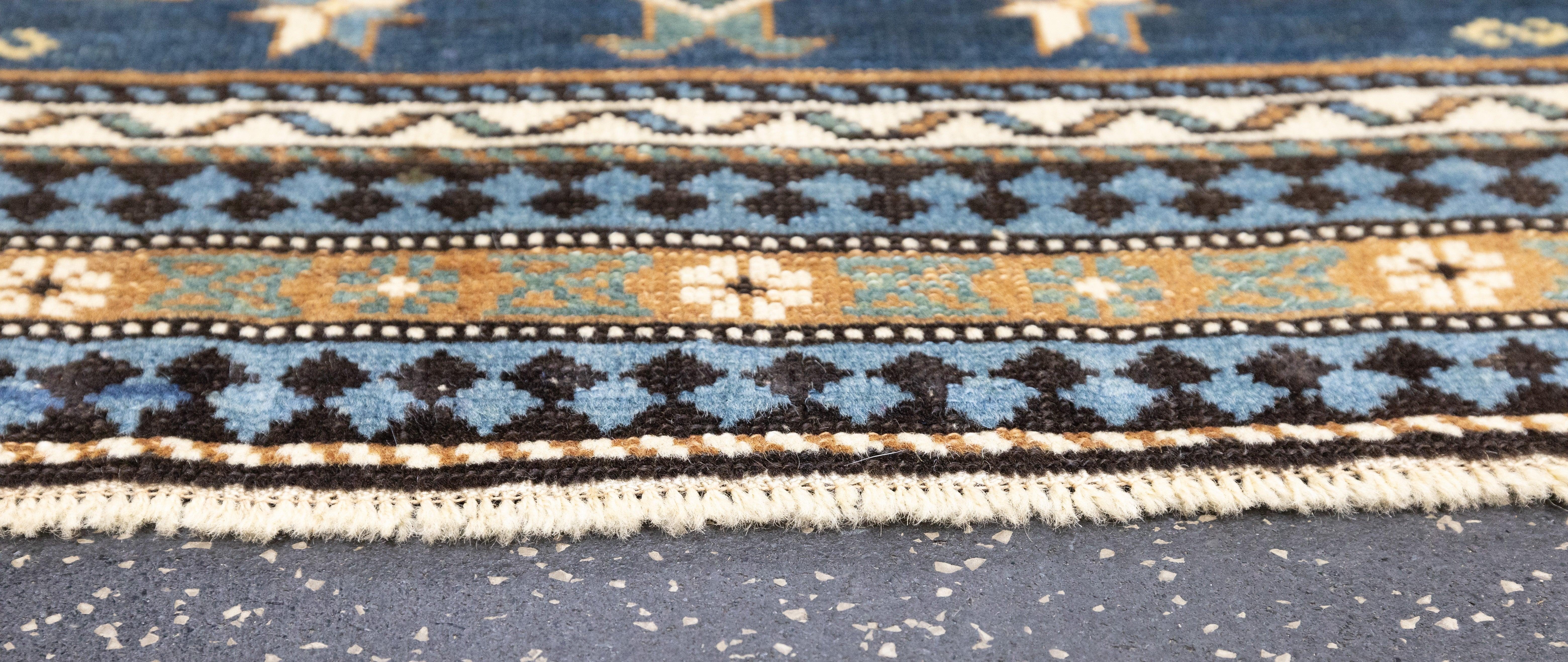 Caucasian Antique Shirvan Perpedil Rug 3'2'' x 4'0