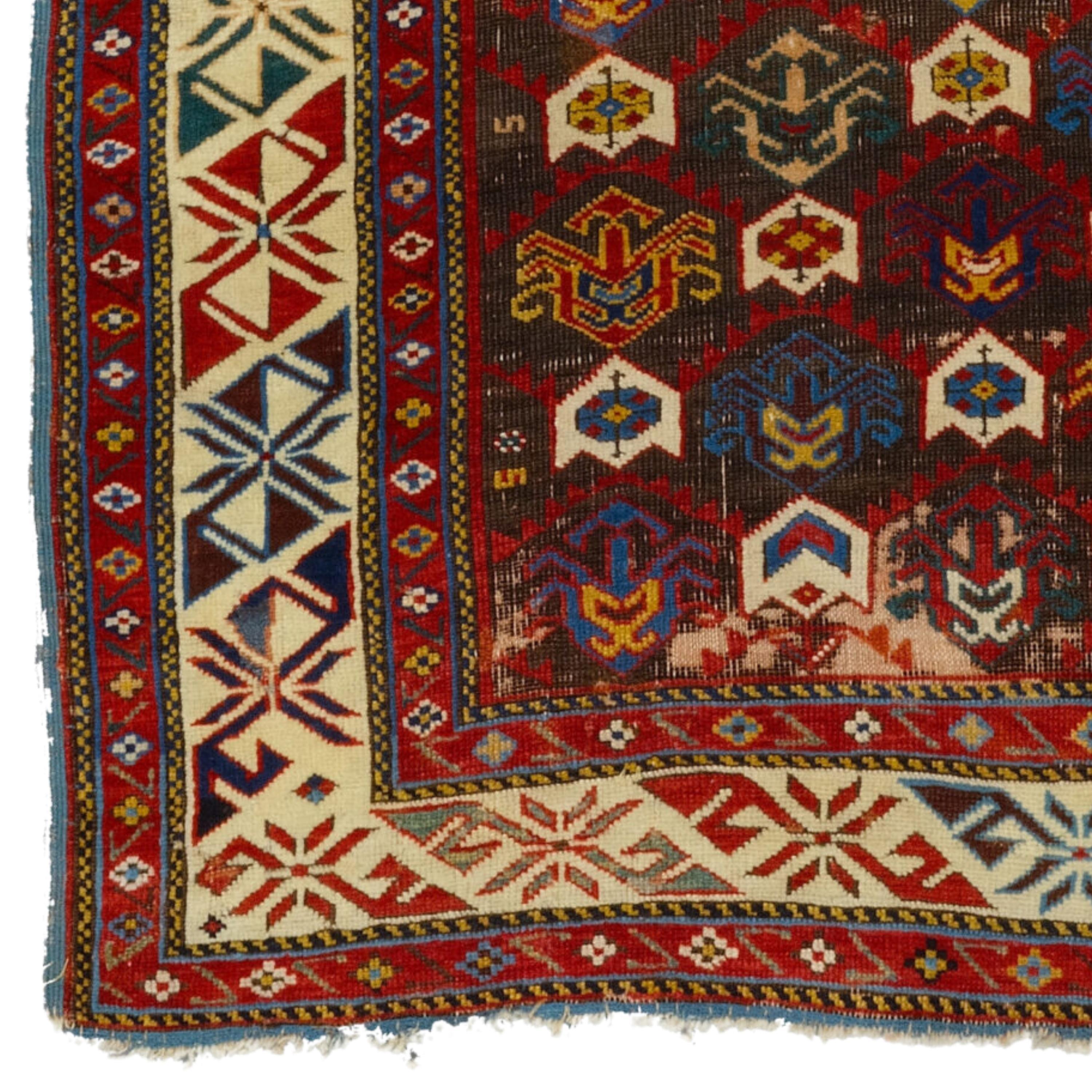 Antique Shirvan Prayer Rug
Late Of The 19th Century Caucasian Prayer Shirvan Rug, Generally Good Condition.
Size 100 x 145 cm (39,3x57 In)

The Shirvan carpet is a handmade floor covering in the Shirvan region of Azerbaijan in the Southeastern