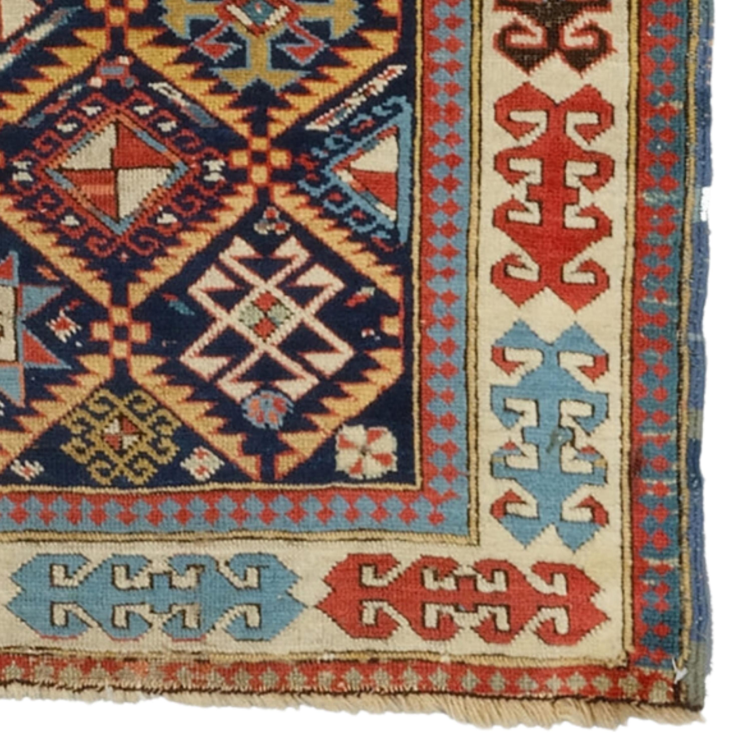 Wool Antique Shirvan Prayer Rug - Middle of the 19th Century Akstafa Prayer Rug For Sale