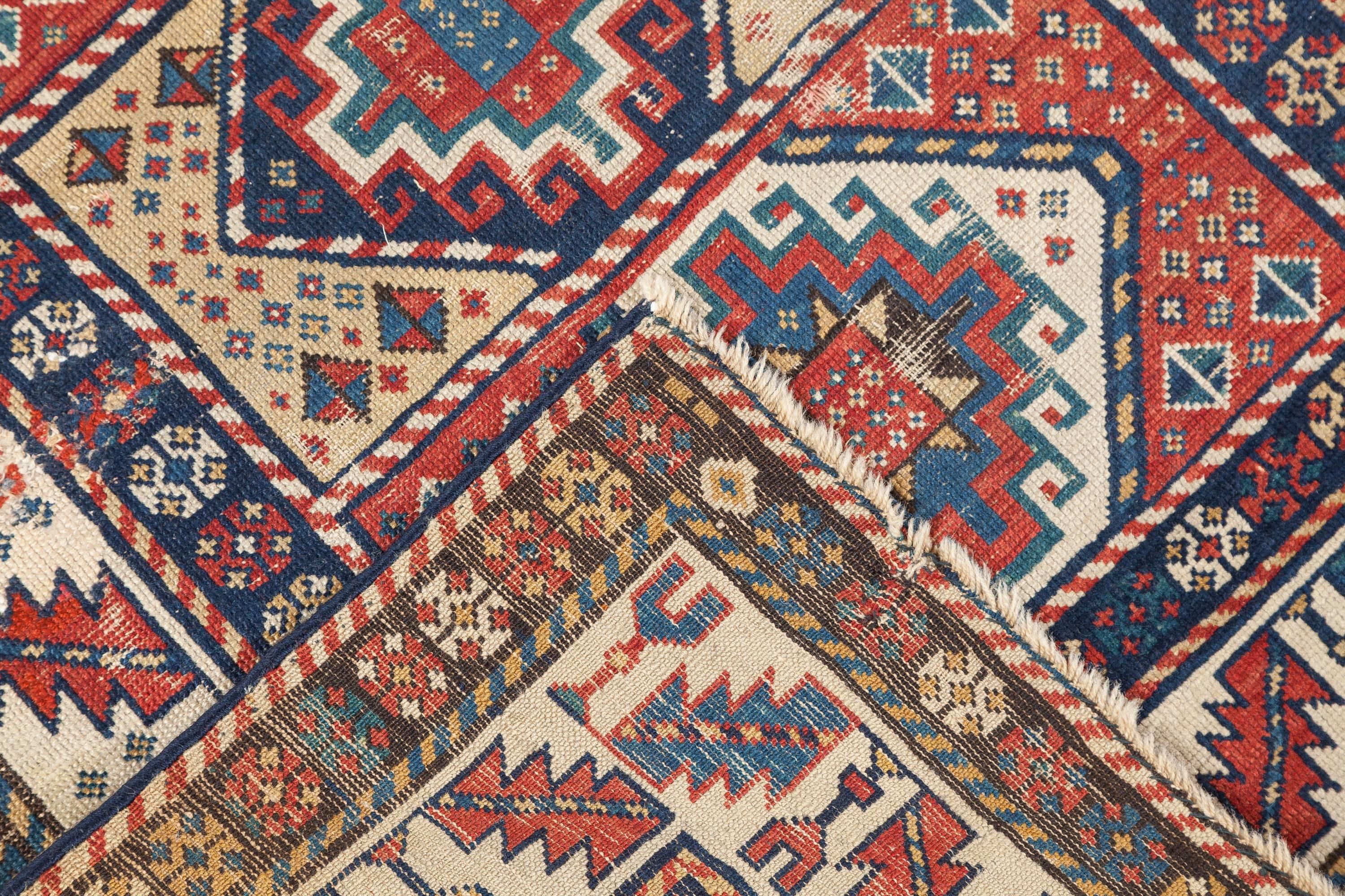 Caucasian Antique Shirvan Rug, Caucasus, circa 1900 For Sale