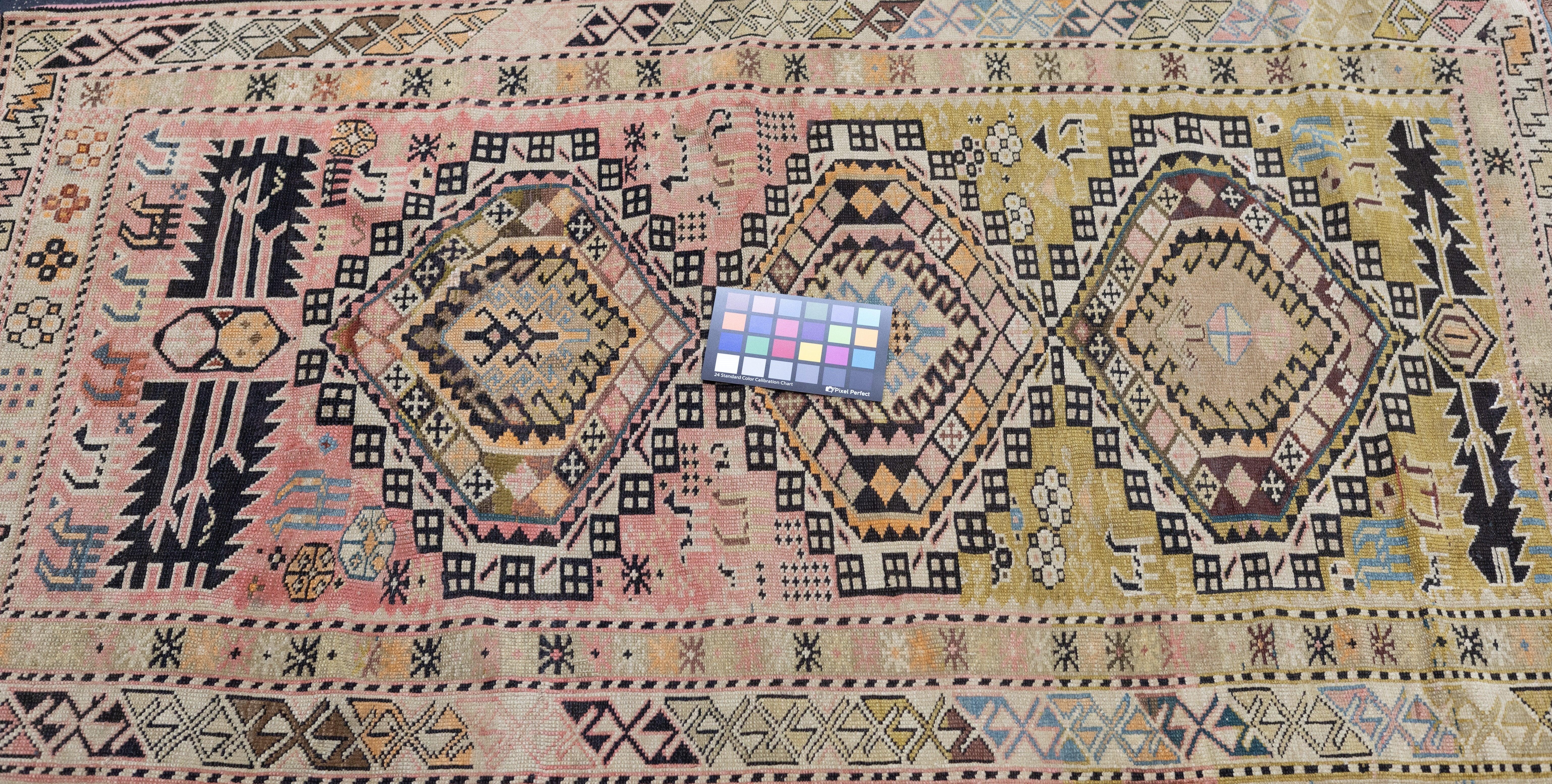 Tapis Shirvan ancien 2'11'' x 4'9'' Bon état - En vente à New York, NY