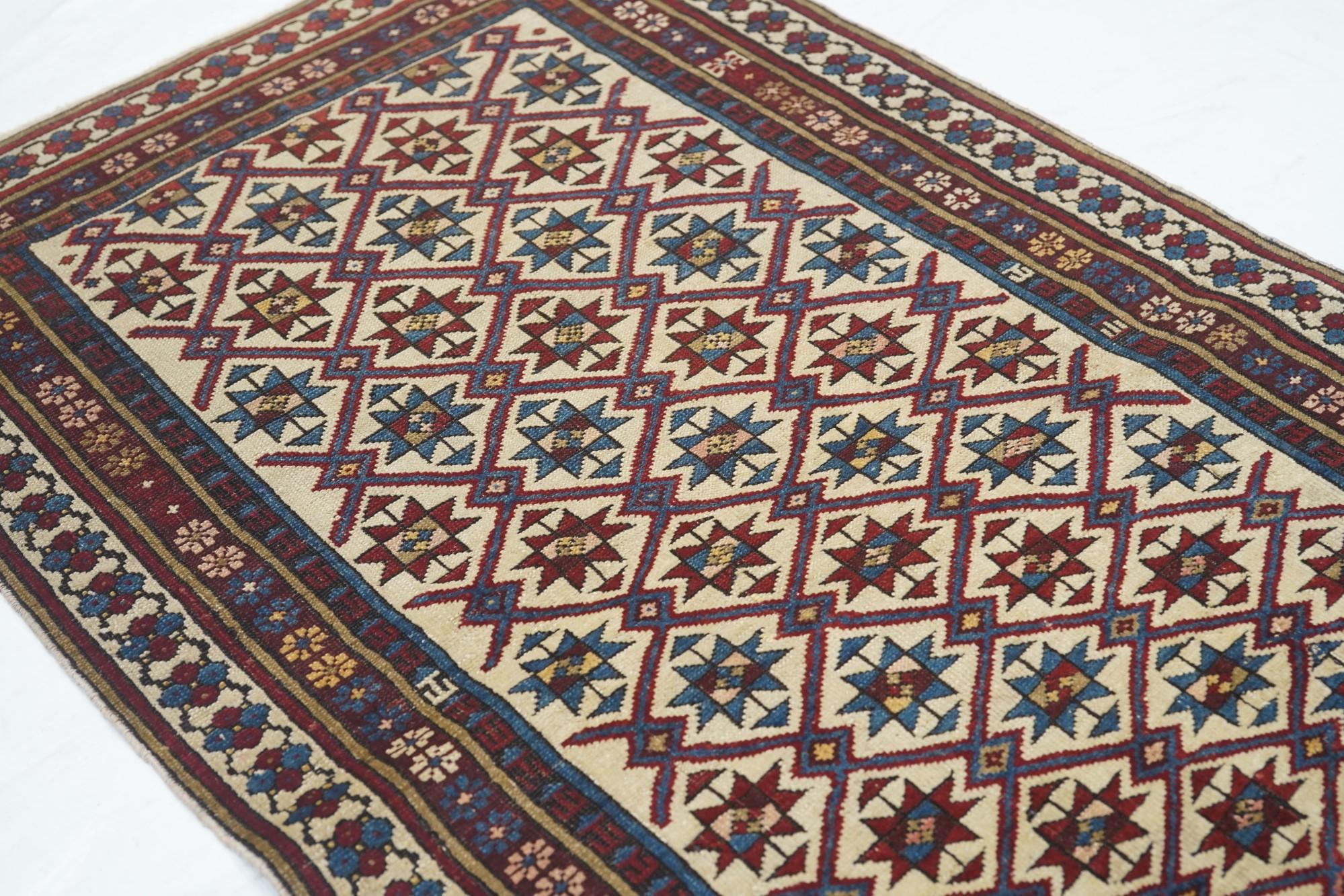 Wool Antique Shirvan Rug For Sale