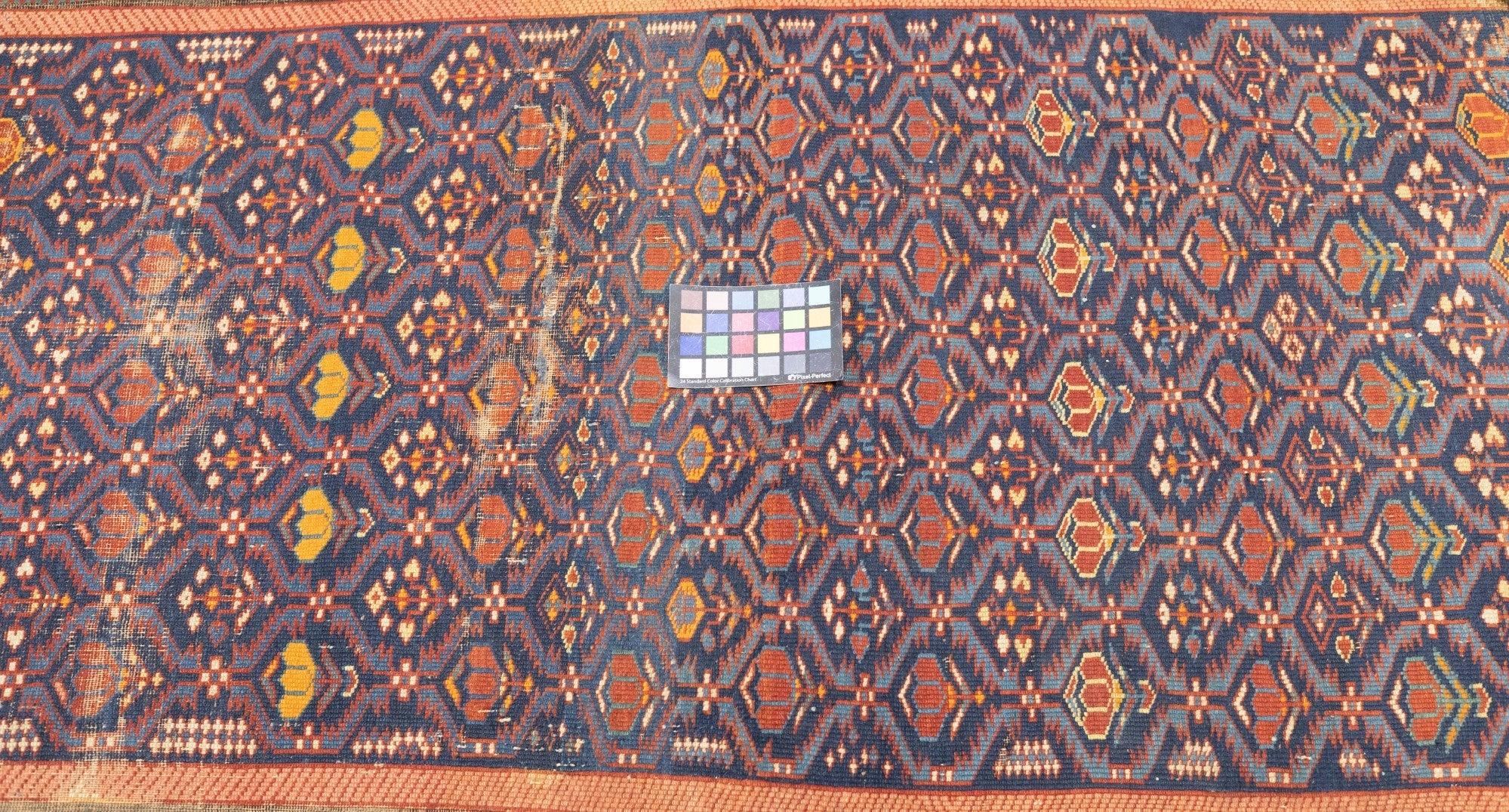 Antiker Shirvan-Teppich 3' x 5'3'' im Zustand „Relativ gut“ im Angebot in New York, NY