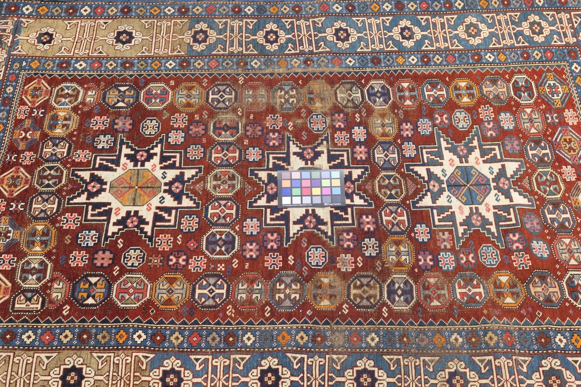 Tapis Shirvan ancien 3'11'' x 5'9'' en vente 4