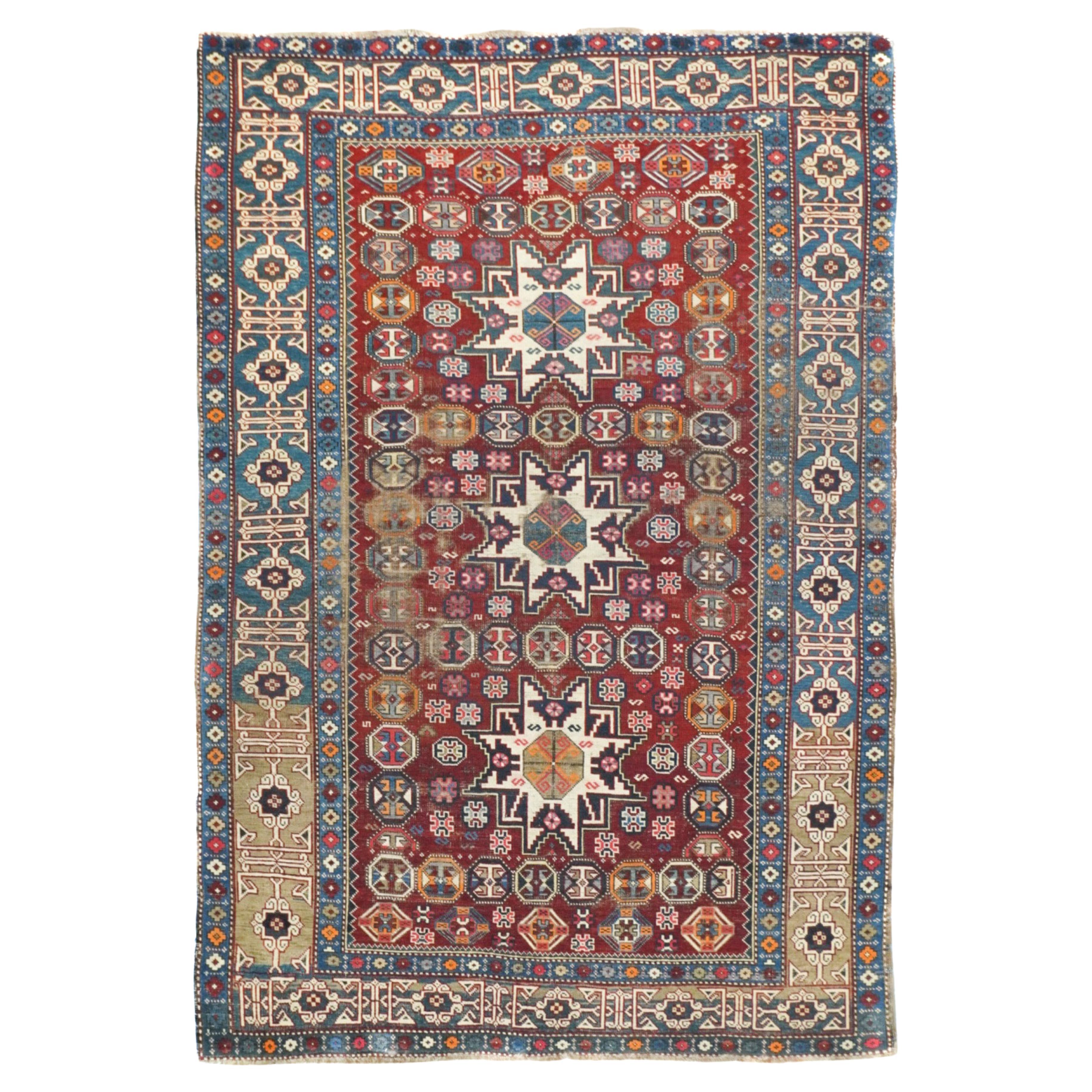 Antique Shirvan Rug 3'11'' x 5'9''