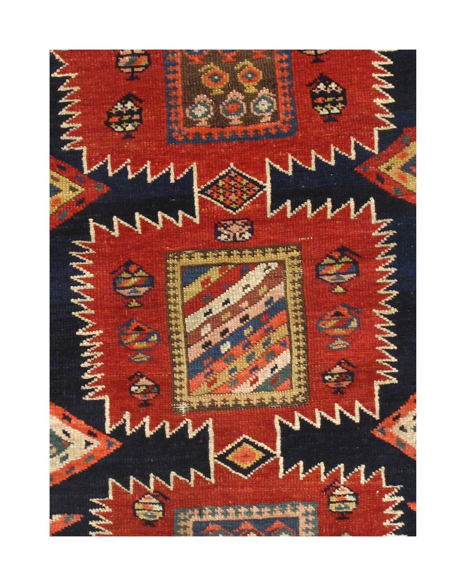 Asian Antique Shirvan Rug For Sale