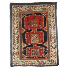 Antique Caucasian Shirvan Rug 3'5" x 4'7"