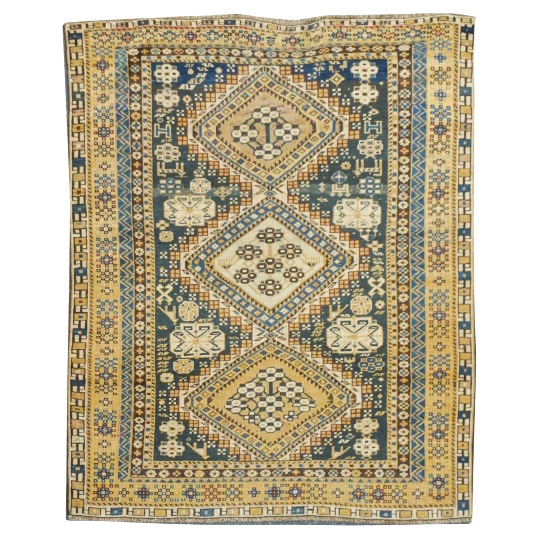 Tapis Shirvan ancien 3'6'' x 4'6''