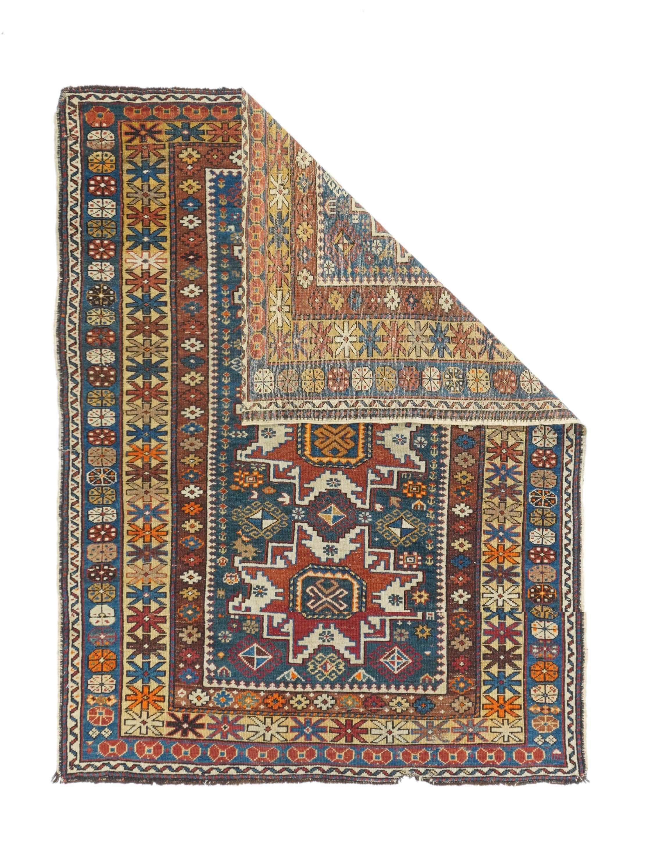 Antique Shirvan Rug 3'7'' x 5'0