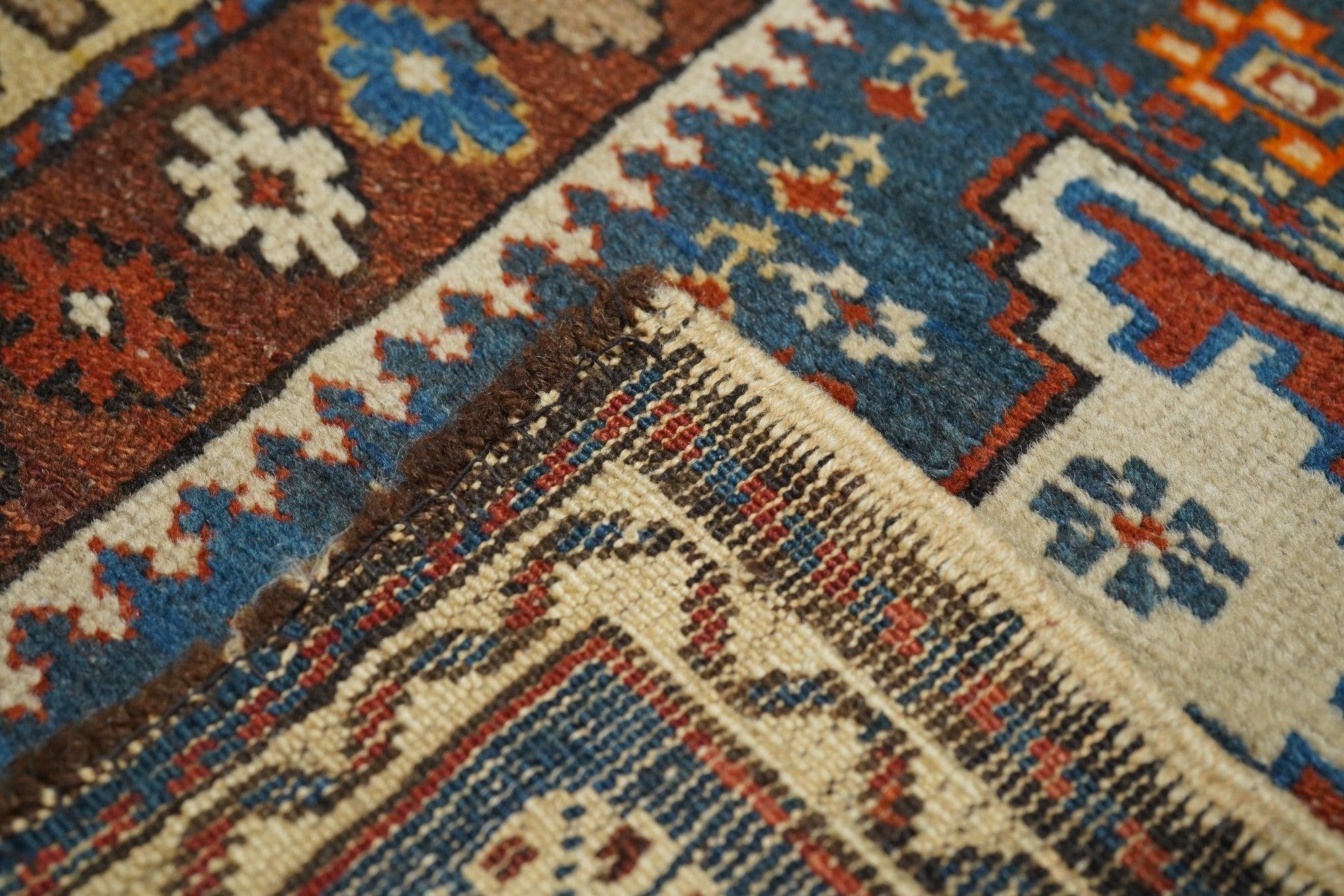 Wool Antique Shirvan Rug 3'7'' x 5'0