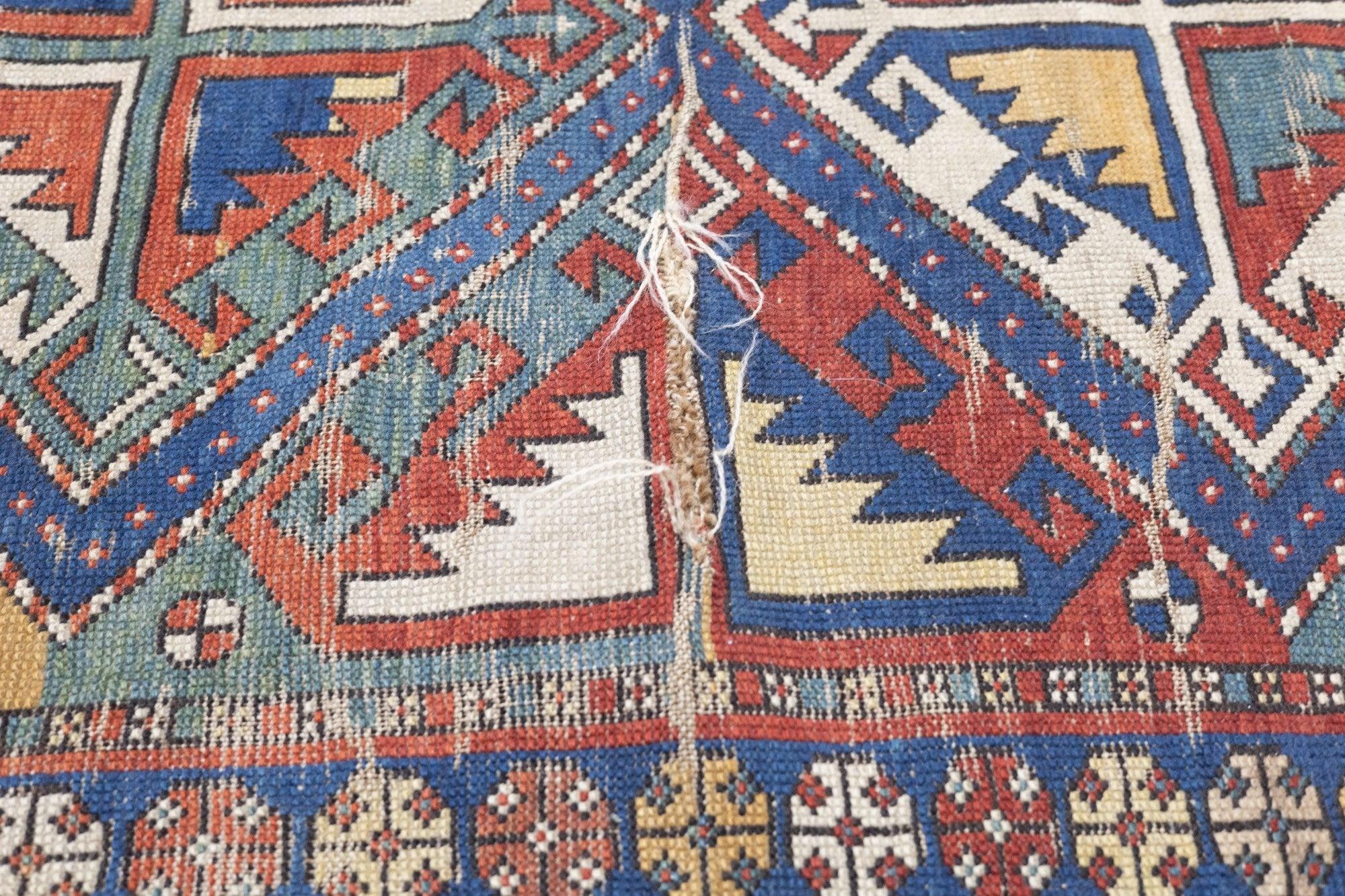 Antique Shirvan Rug 3'7'' x 6'8'' For Sale 3