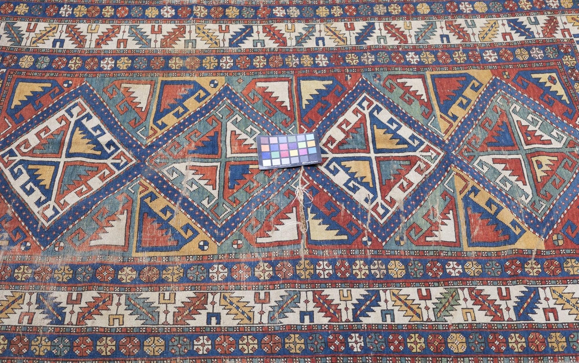Antique Shirvan Rug 3'7'' x 6'8'' For Sale 5