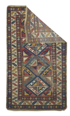 Tapis Shirvan ancien 3'7'' x 6'8''