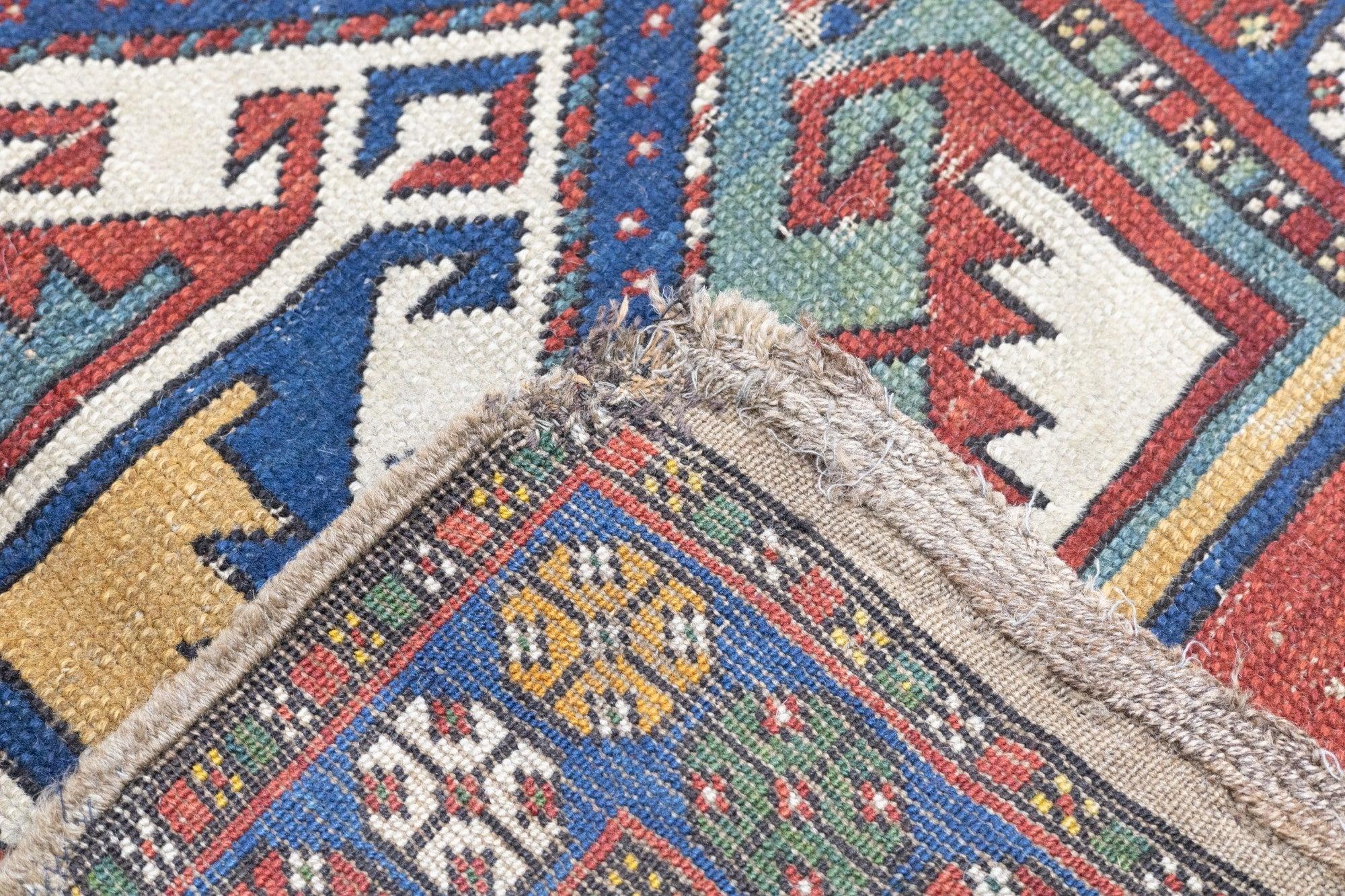 Antique Shirvan Rug 3'7'' x 6'8'' For Sale 7