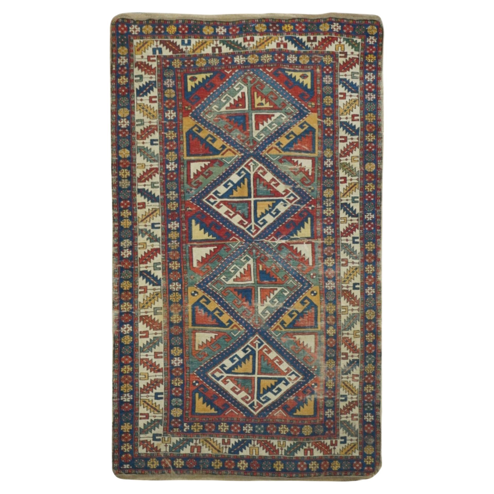 Antique Shirvan Rug 3'7'' x 6'8''