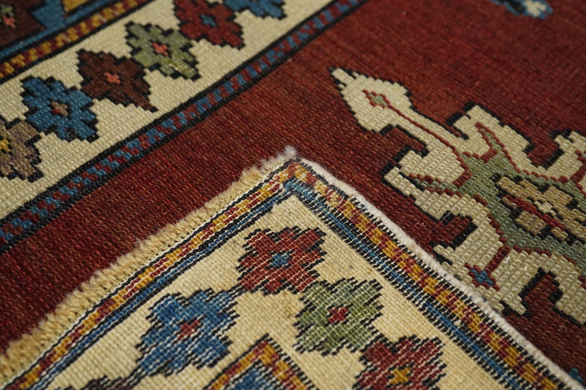 Antique Shirvan Rug For Sale 2