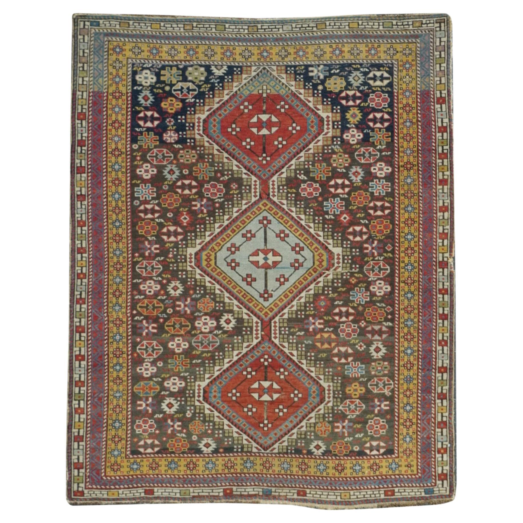 Antique Shirvan Rug 3'9'' x 4'11''