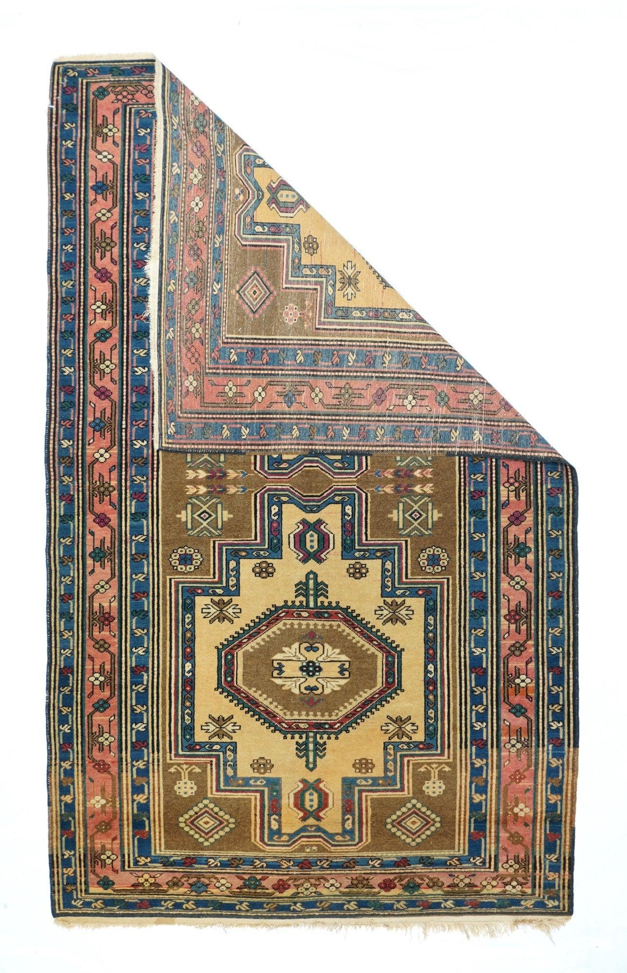 Antique Shirvan Rug 4'1'' x 6'9''. Eastern Caucasian, west Caspian Caucasian rugs, primarily scatters, in geometric layouts, some prayer, from a wide range of local villages. Marasali prayer rugs are considered as the best. Some pictorials. Wool