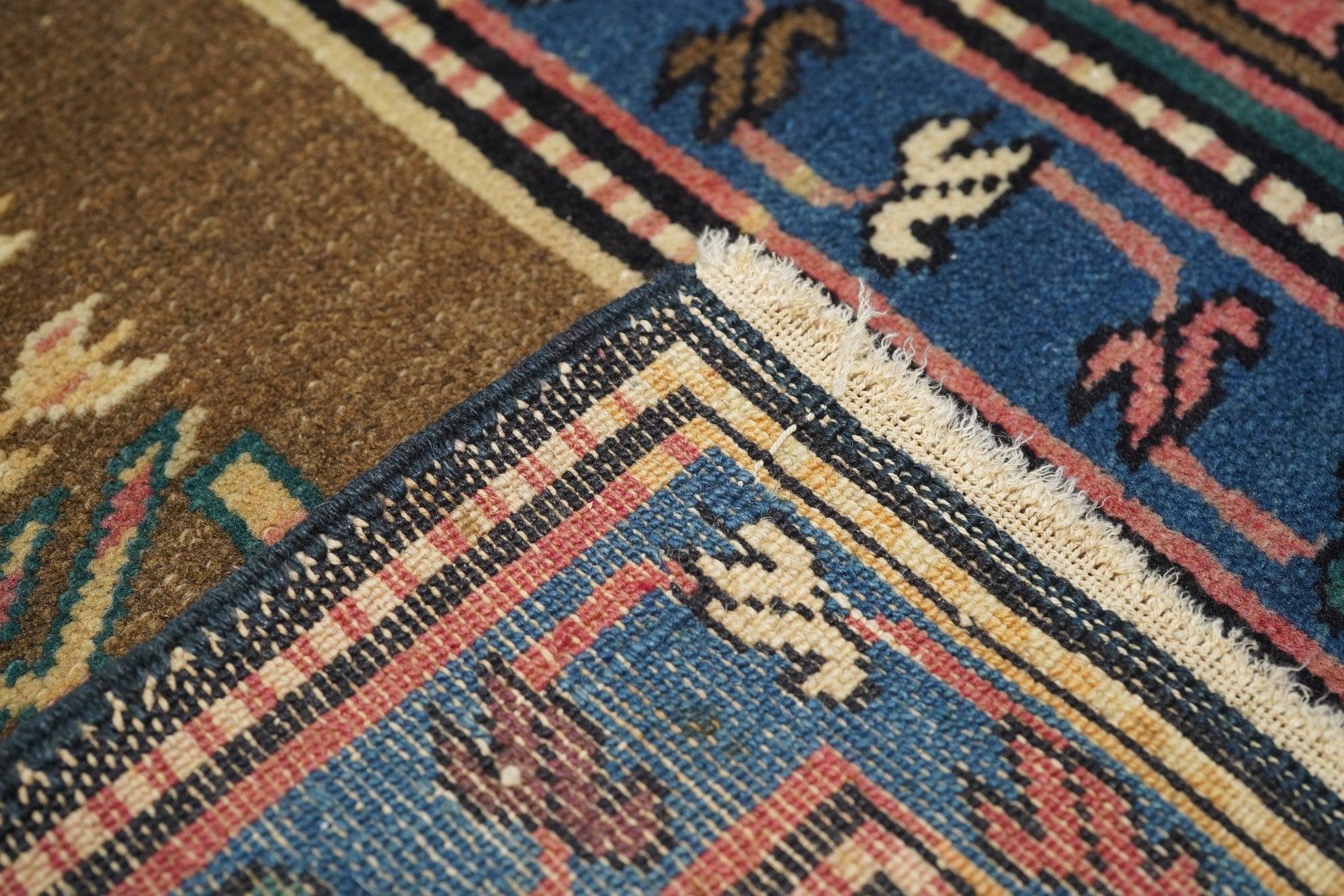 Antique Shirvan Rug 4'1'' x 6'9'' For Sale 1