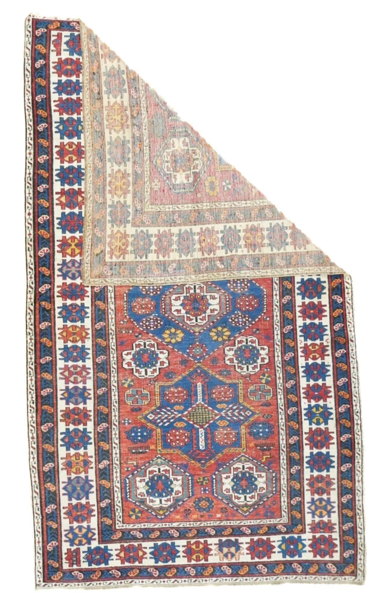 Tapis Shirvan antique 4'1'' x 7'0