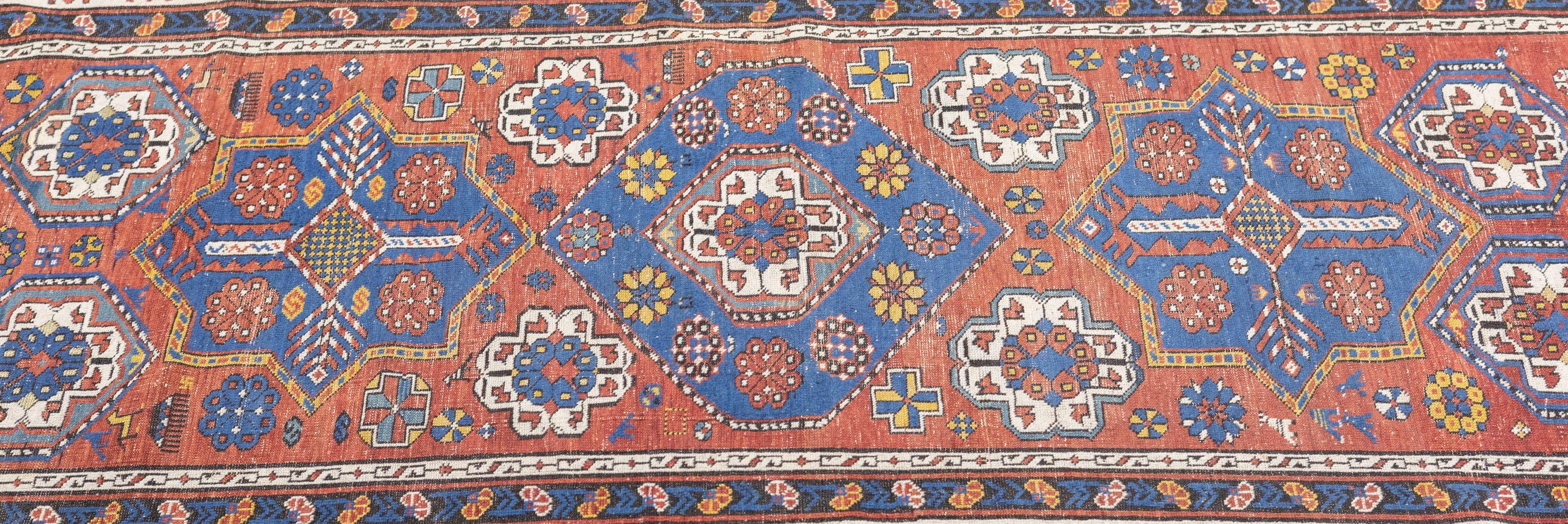Tapis Shirvan ancien 4'1'' x 7'0
