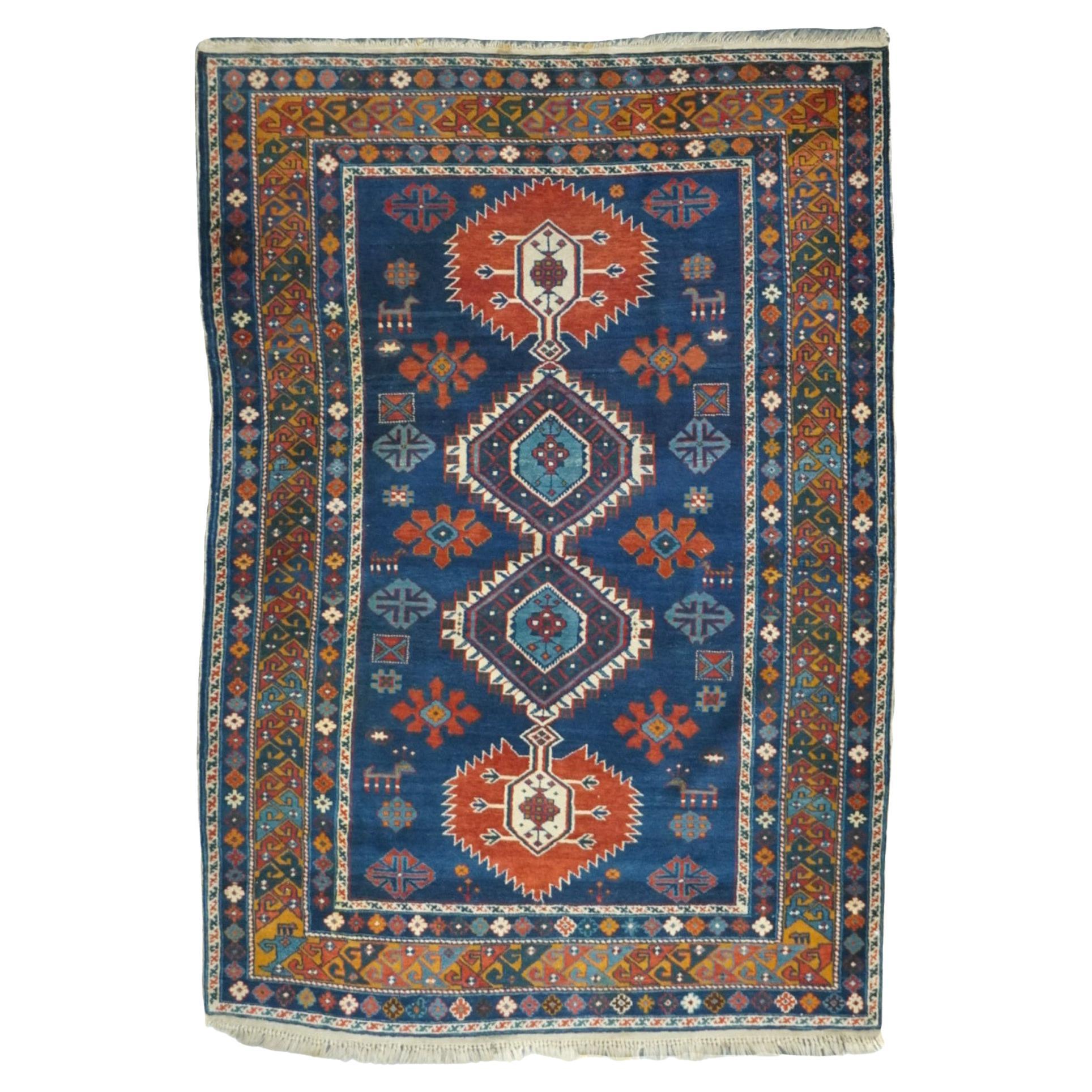 Tapis Shirvan ancien 4'2'' x 6'0"