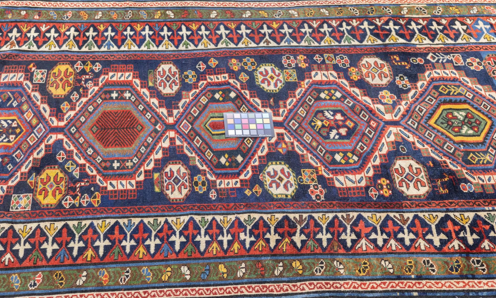 Tapis Shirvan ancien 4'2'' x 8'7'' en vente 4