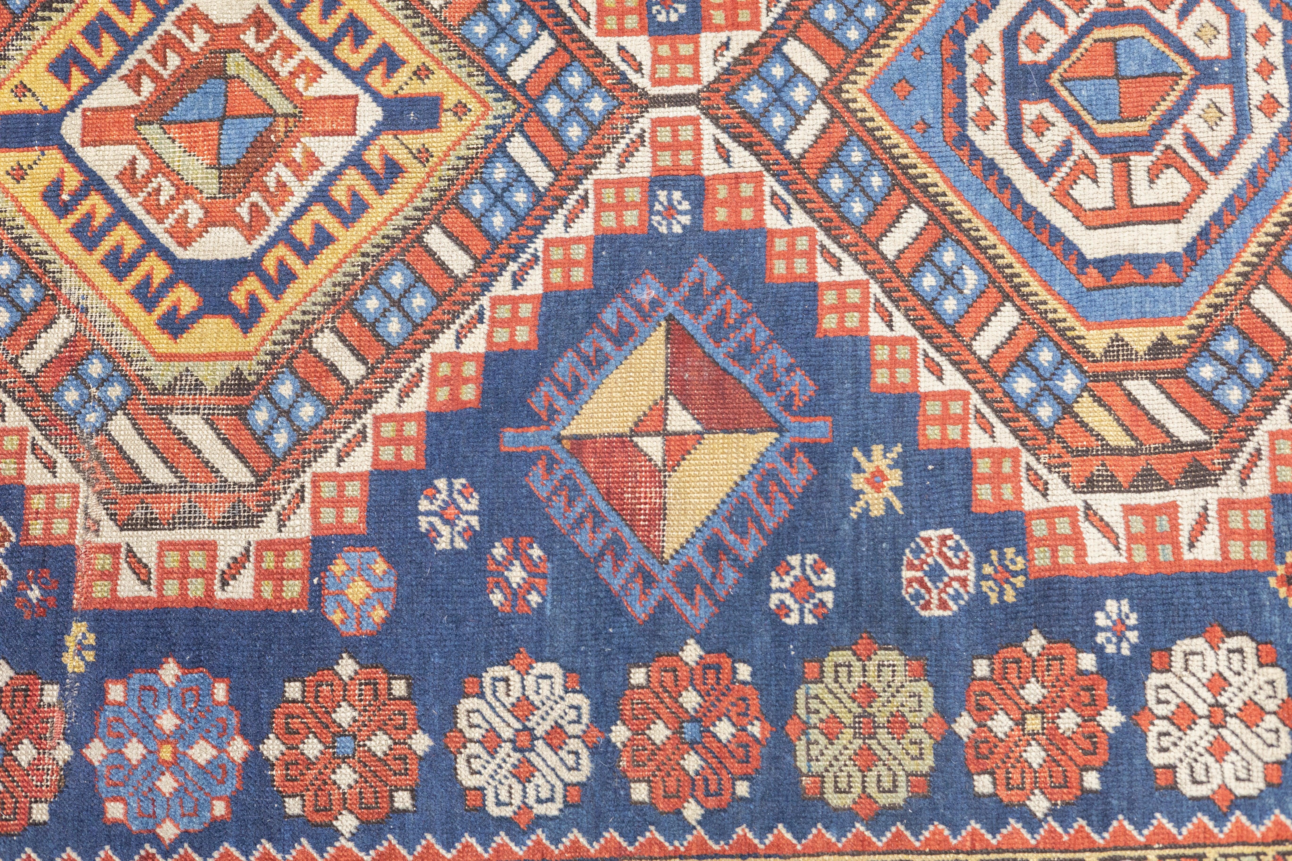 Tapis Shirvan ancien 4'5'' x 9'0