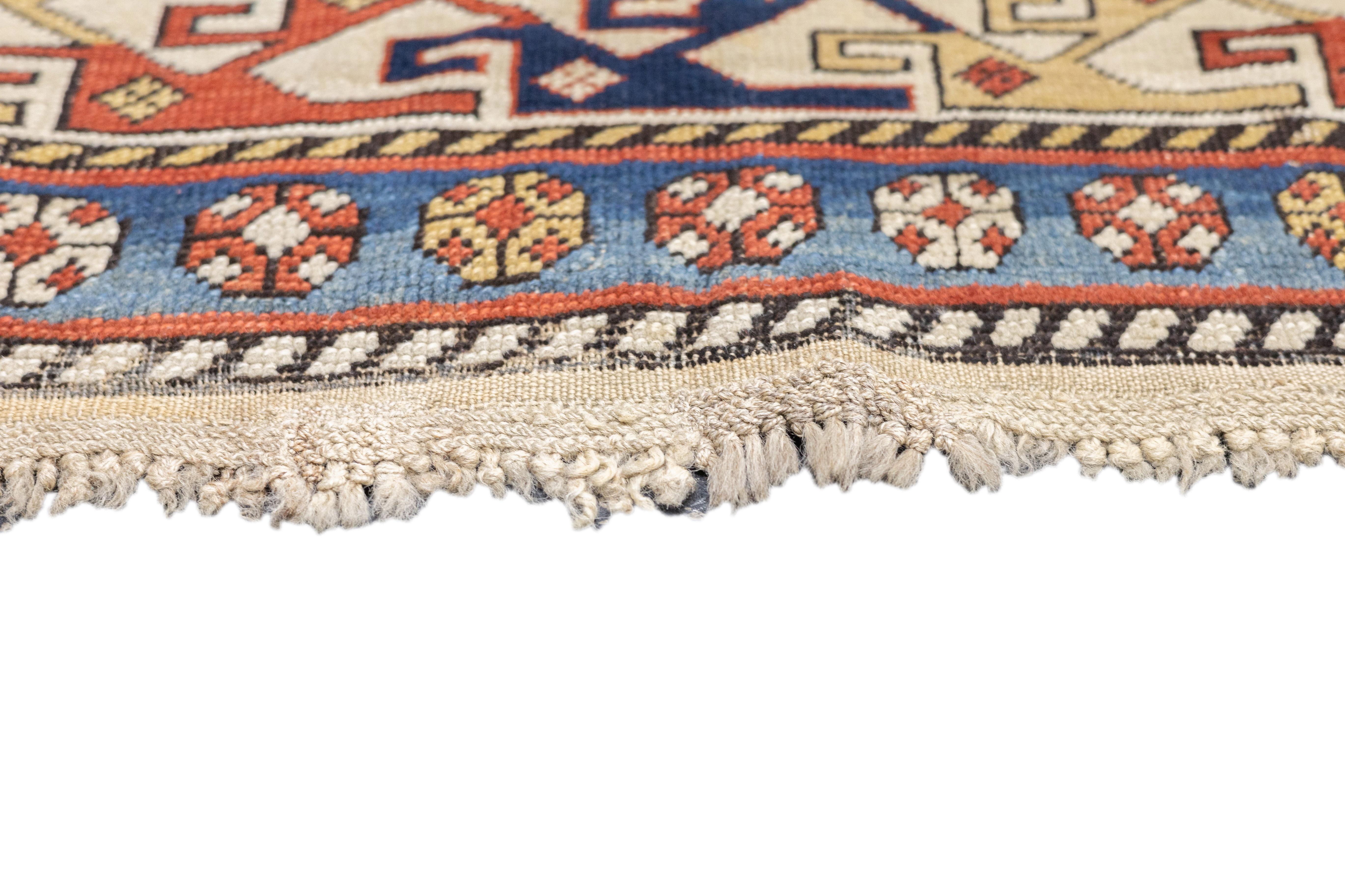 Tapis Shirvan ancien 4'5'' x 9'0