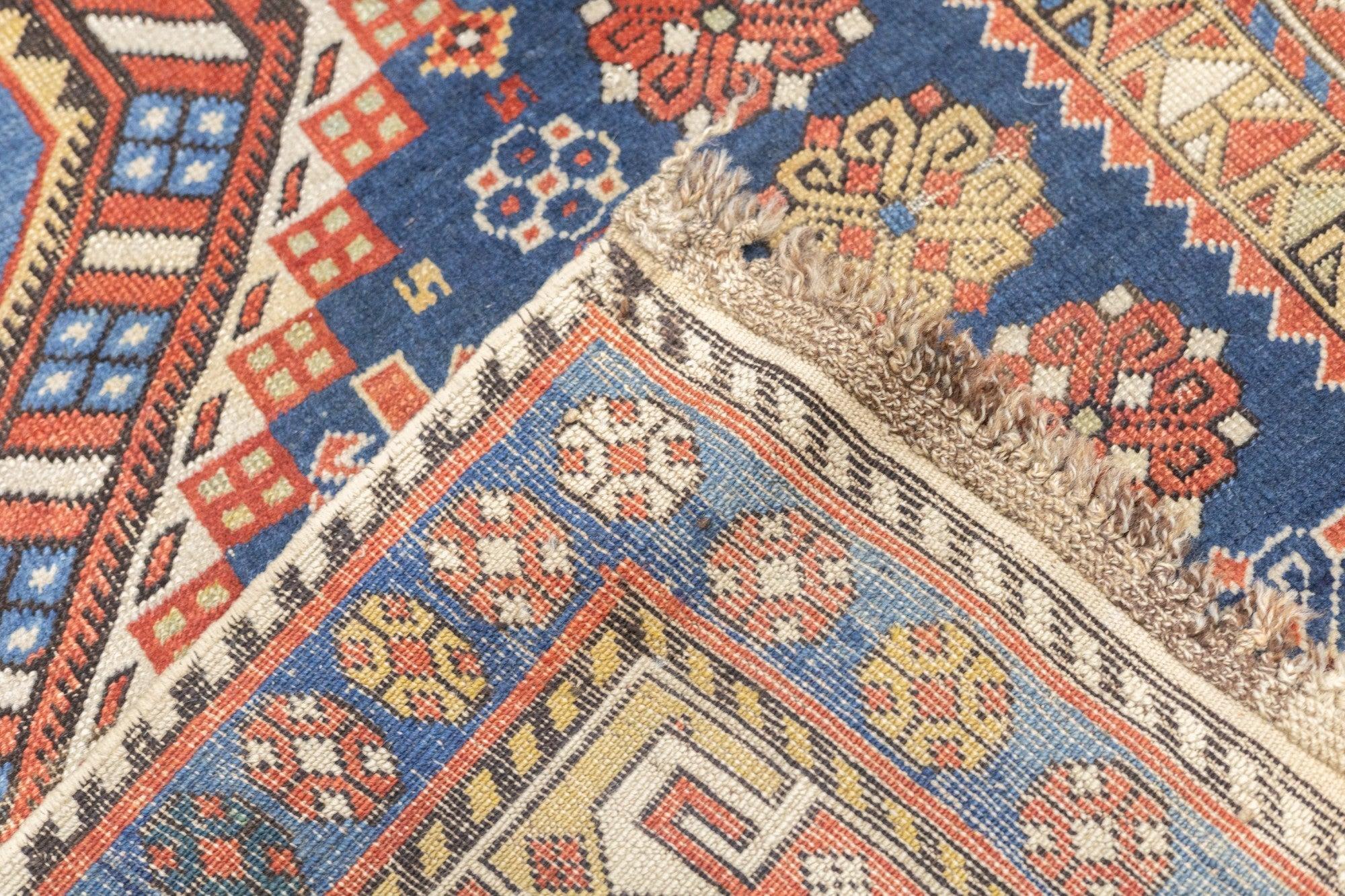 Tapis Shirvan ancien 4'5'' x 9'0