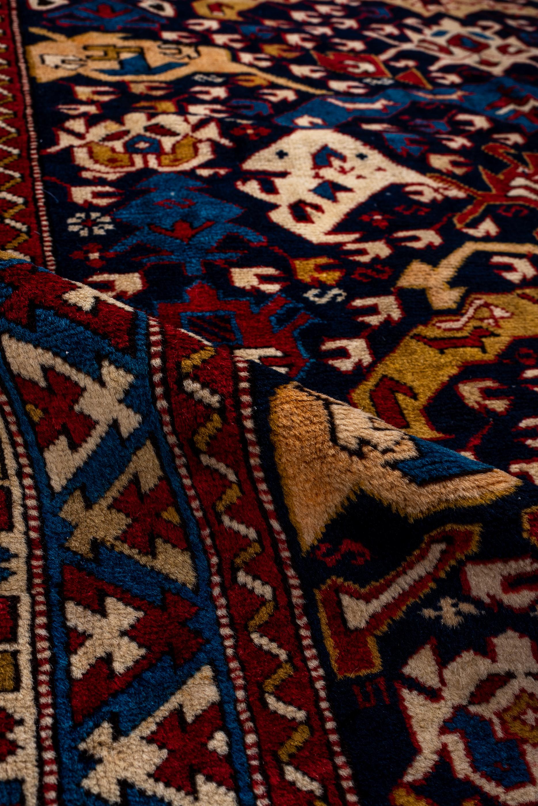 Wool Antique Shirvan Rug, circa Early 1900s For Sale