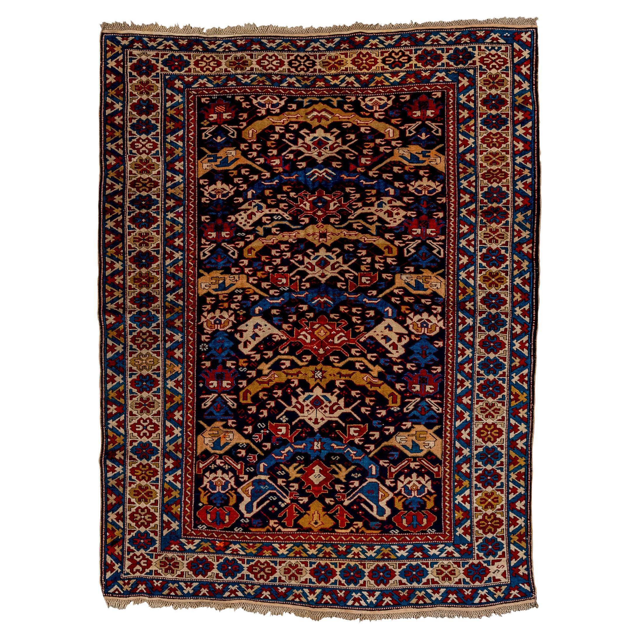 Antique Shirvan Rug, circa Early 1900s For Sale